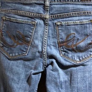 X2 Low Rise Boot Cut Jeans, size 6